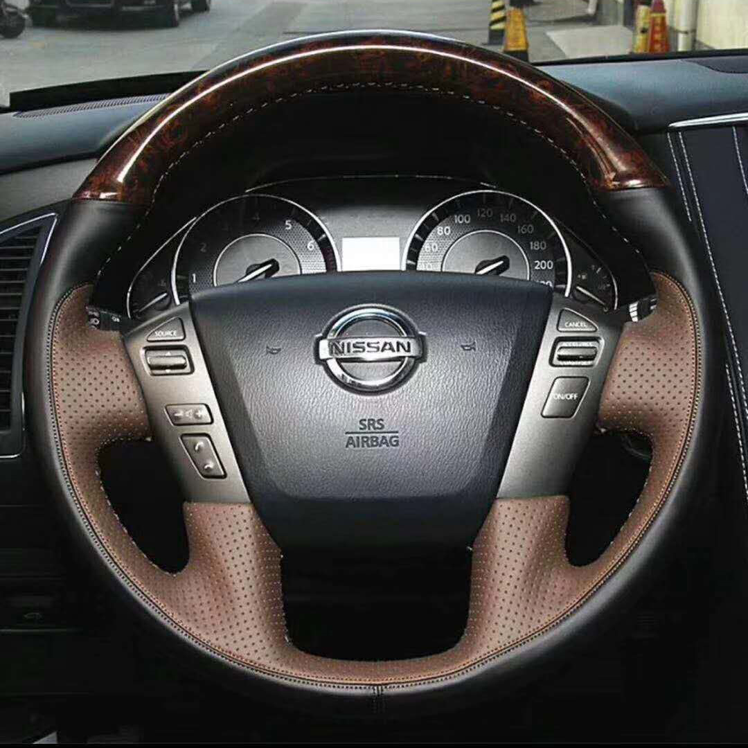 For Nissan TEANA / X-TRAIL /Bluebird Sylphy/ QASHQAI TIIDA DIY Custom leather imitation peach wood car steering wheel cover
For Nissan TEANA / X-TRAIL /Bluebird Sylphy/ QASHQAI TIIDA DIY Custom leather imitation peach wood car steering wheel cover