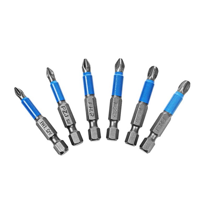 50mm PH2 Cross Bit Drills Head Screwdriver Bited Hand Tools Anti-Slip Electric Hex Shank Magnetic Screwdrivers Drill Bits Vehicle Tool 10Pcs/Lot