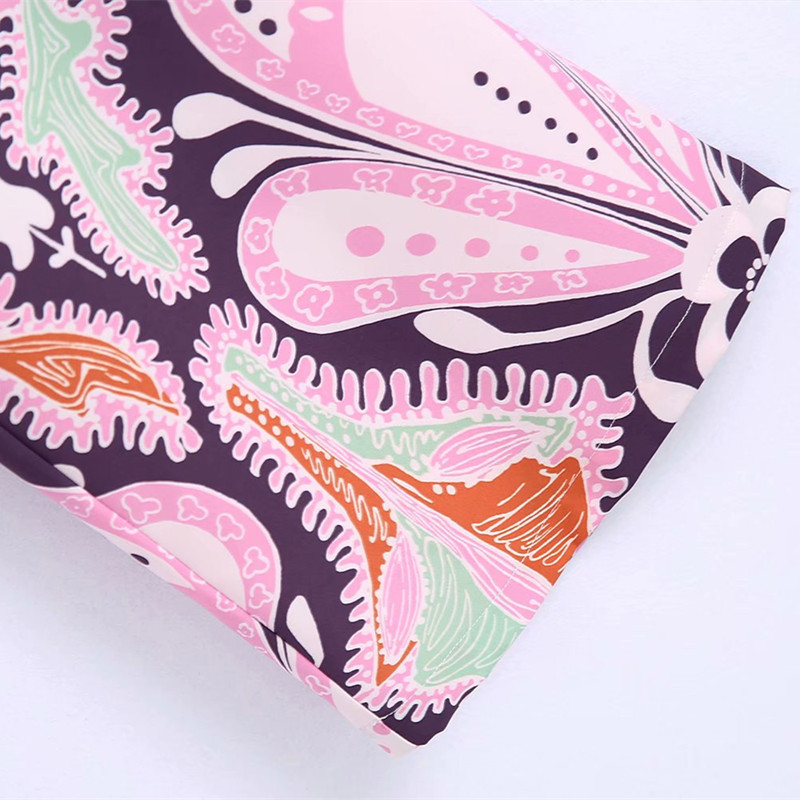 Casual Women High Waist Straight Pants Spring-autumn Fashion Ladies Chinese Style Female Printed Trousers 210515