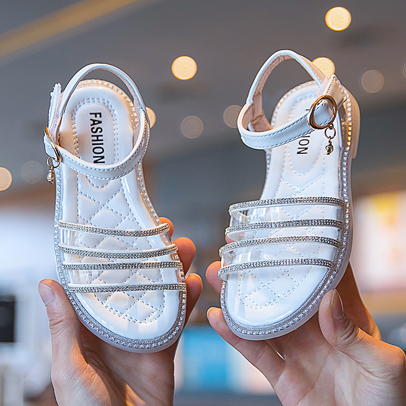 Little Girl Beautiful Sports Sandals Summer 2021 For Children Flat Kids Princess Fashion Rhinestones 3-12 Years, Black;red
Little Girl Beautiful Sports Sandals Summer 2021 For Children Flat Kids Princess Fashion Rhinestones 3-12 Years, Black;red