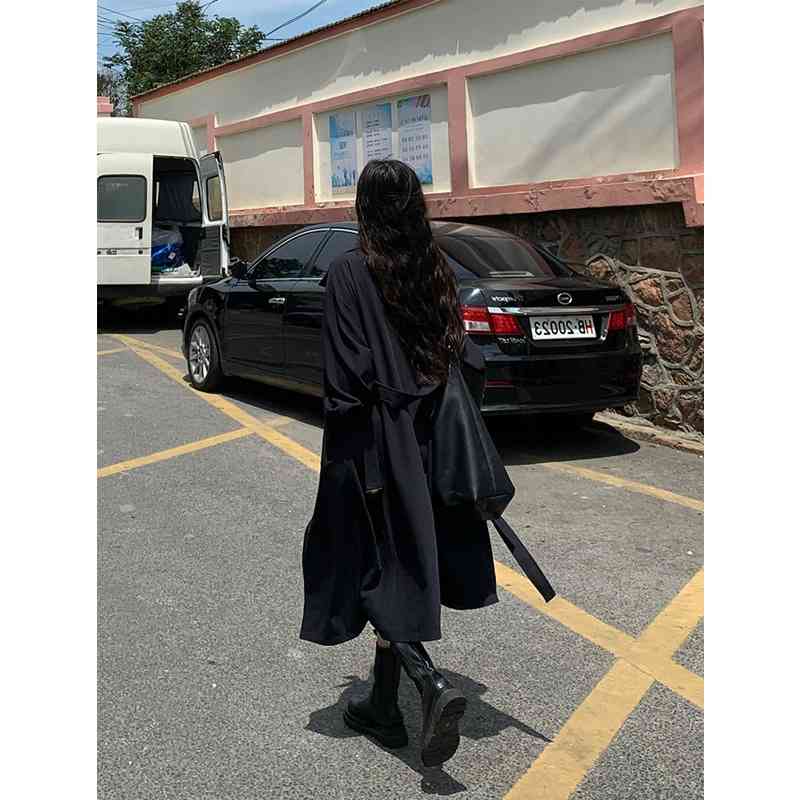 Windbreaker women 2021 new Korean Bai fried Street top small medium long autumn coat women's fashion, Light bean green
Windbreaker women 2021 new Korean Bai fried Street top small medium long autumn coat women's fashion, Light bean green