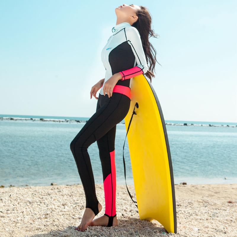 Women 0.5mm Neoprene Long Sleeve Diving Wetsuit Spearfishing Suit Swimwear Coverall Swimsuit Long-sleeved Multi-functional Sunsc One-Piece S
Women 0.5mm Neoprene Long Sleeve Diving Wetsuit Spearfishing Suit Swimwear Coverall Swimsuit Long-sleeved Multi-functional Sunsc One-Piece S