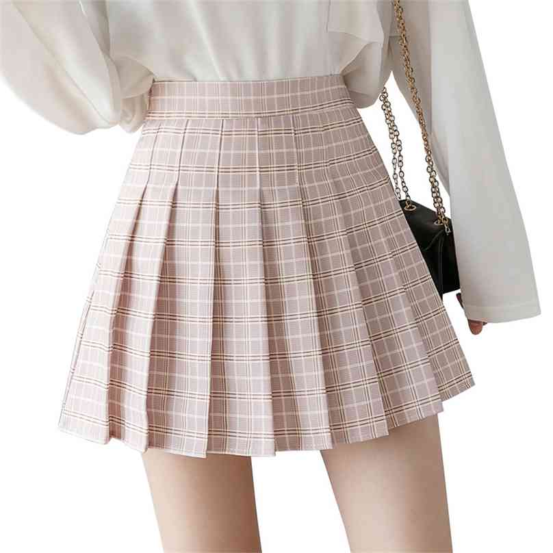 Harajuku Pink Skirts Womens Summer High Waist Anime Woman Kawaii Student Short White Plaid Black Pleated Mini Skirt 210629, Gray
Harajuku Pink Skirts Womens Summer High Waist Anime Woman Kawaii Student Short White Plaid Black Pleated Mini Skirt 210629, Gray