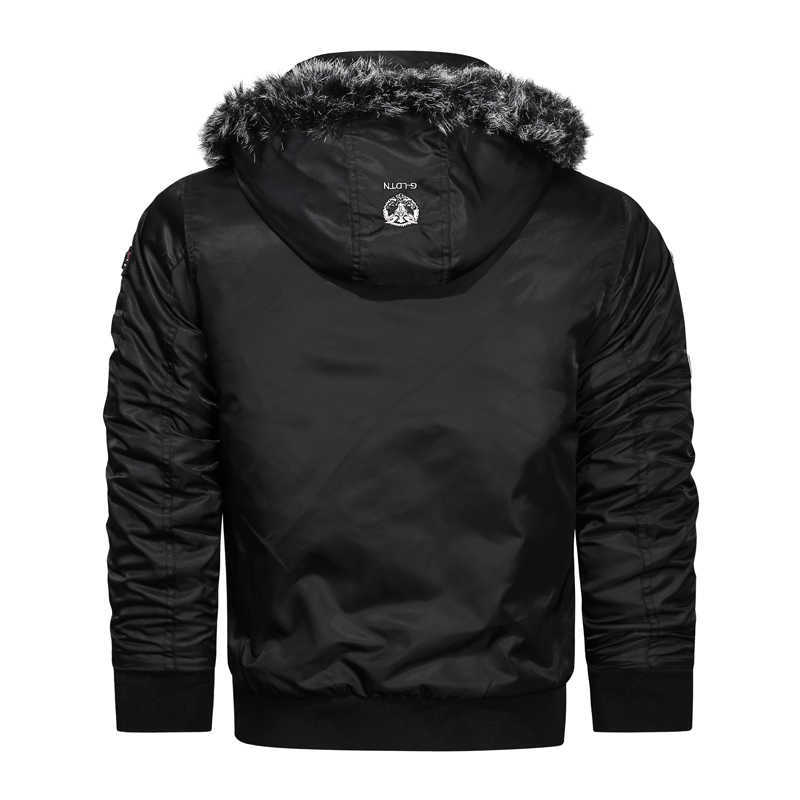 Mens Outdoor Vintage Parkas Waterproof Hat Detachable Men Thick Jacket Coat Patchwork Waterproof Pockets Mens Clothing 211014