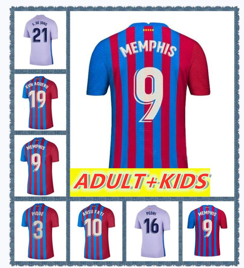 21 22 Barca Jerseys KUN AGUERO Adult+Kids Kits+Socks full Sets 2021 2022 Fans Player version soccer jersey GRIEZMANN COUTINIHO Training football shirts top
21 22 Barca Jerseys KUN AGUERO Adult+Kids Kits+Socks full Sets 2021 2022 Fans Player version soccer jersey GRIEZMANN COUTINIHO Training football shirts top