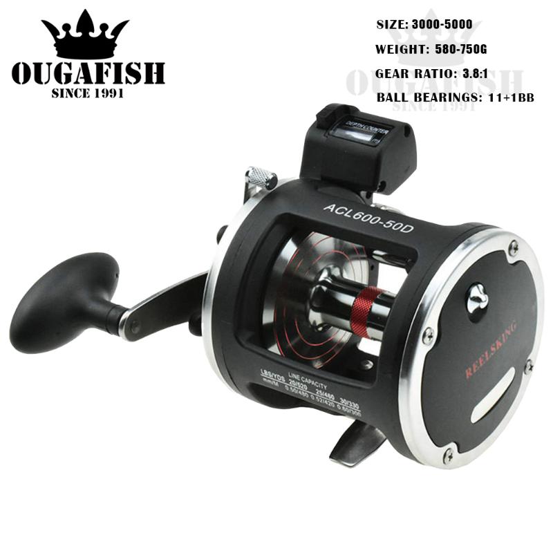Jigging Reel Trolling Fishing 12BB Bearings 3.8:1/5.2:1 Drag 30kg Freshwater/Saltwater Line Counter Drum Bait Casting Reels Baitcasting
Jigging Reel Trolling Fishing 12BB Bearings 3.8:1/5.2:1 Drag 30kg Freshwater/Saltwater Line Counter Drum Bait Casting Reels Baitcasting