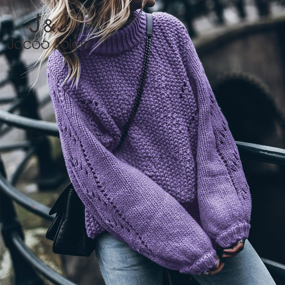 Jocoo Jolee Elegant Hollow Out Pullover Women Winter Casual O Neck Loose Sweater Vintage Knitting Tops Elasticity Knitted Jumper 210518, Brown
Jocoo Jolee Elegant Hollow Out Pullover Women Winter Casual O Neck Loose Sweater Vintage Knitting Tops Elasticity Knitted Jumper 210518, Brown