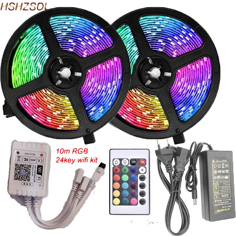 10m/2rolls 12V 300LEDs RGB SMD Flexible Led Strip+24key IR IOS& Android Wifi Color DIY Muisc Made Controller+12V Adapter Kit Strips
10m/2rolls 12V 300LEDs RGB SMD Flexible Led Strip+24key IR IOS& Android Wifi Color DIY Muisc Made Controller+12V Adapter Kit Strips