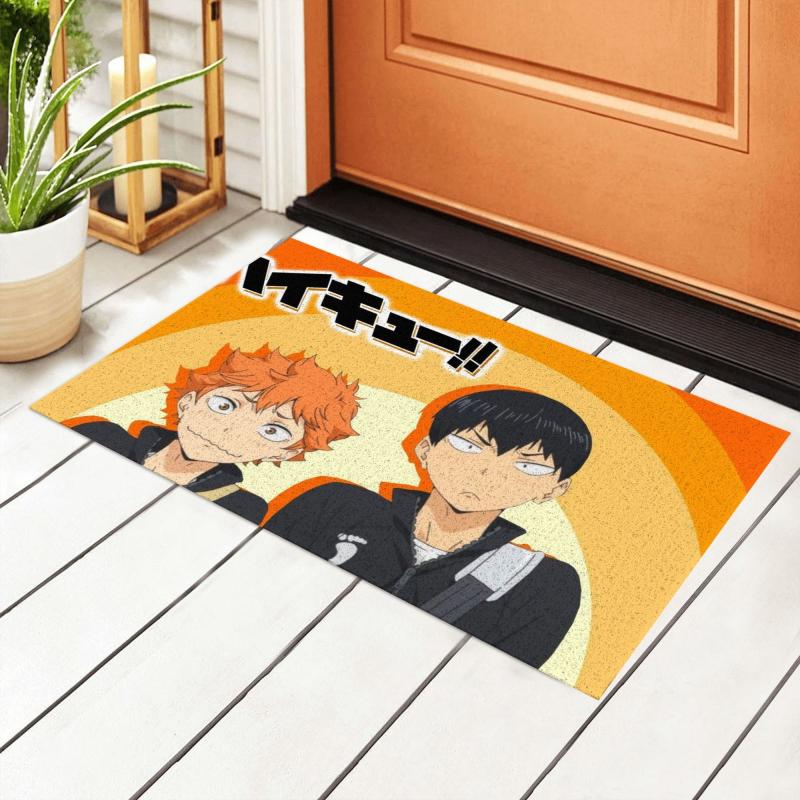 Haikyuu #3 Printed PVC Doormat 40*60cm, Bathroom Non-slip Floor Mat Carpets