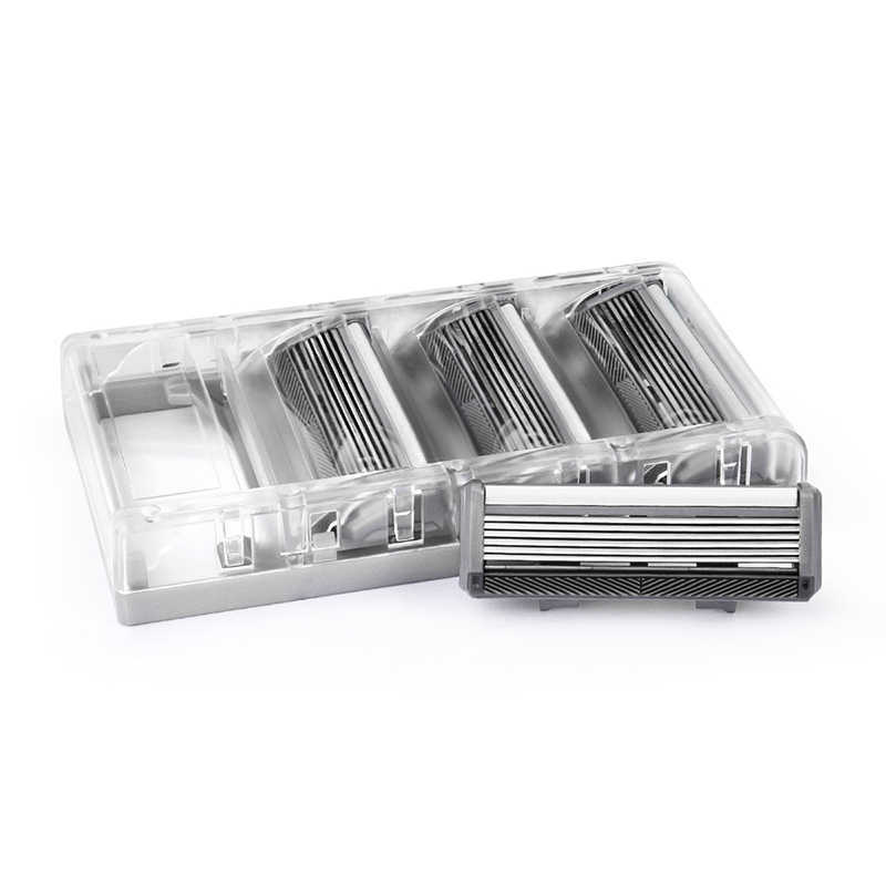 Qshave Black Spider New 6 Blade System Man Manual Shaving Razor Germany X6 Blade with Trimmer Blade, 4 & 8 &16 Cartridges Choice P0817
Qshave Black Spider New 6 Blade System Man Manual Shaving Razor Germany X6 Blade with Trimmer Blade, 4 & 8 &16 Cartridges Choice P0817