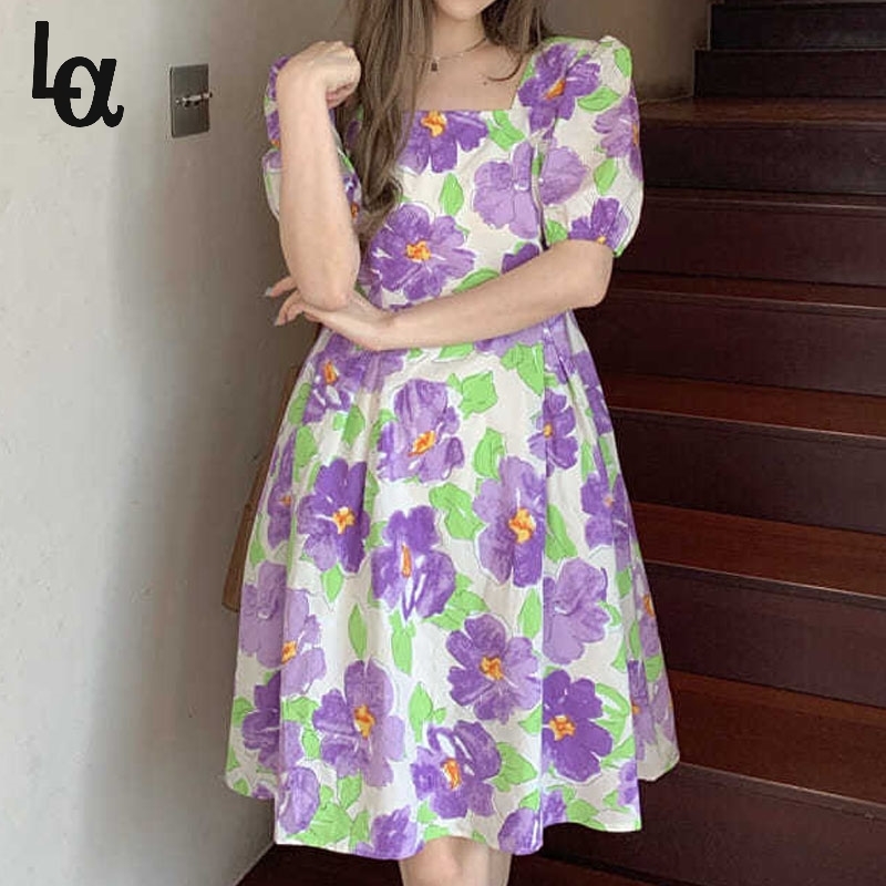 Long Summer Dress Women French Vinatge Puff Sleeve Chiffon Square Collar Designer Floral es Casual 210519, Floral dress
Long Summer Dress Women French Vinatge Puff Sleeve Chiffon Square Collar Designer Floral es Casual 210519, Floral dress