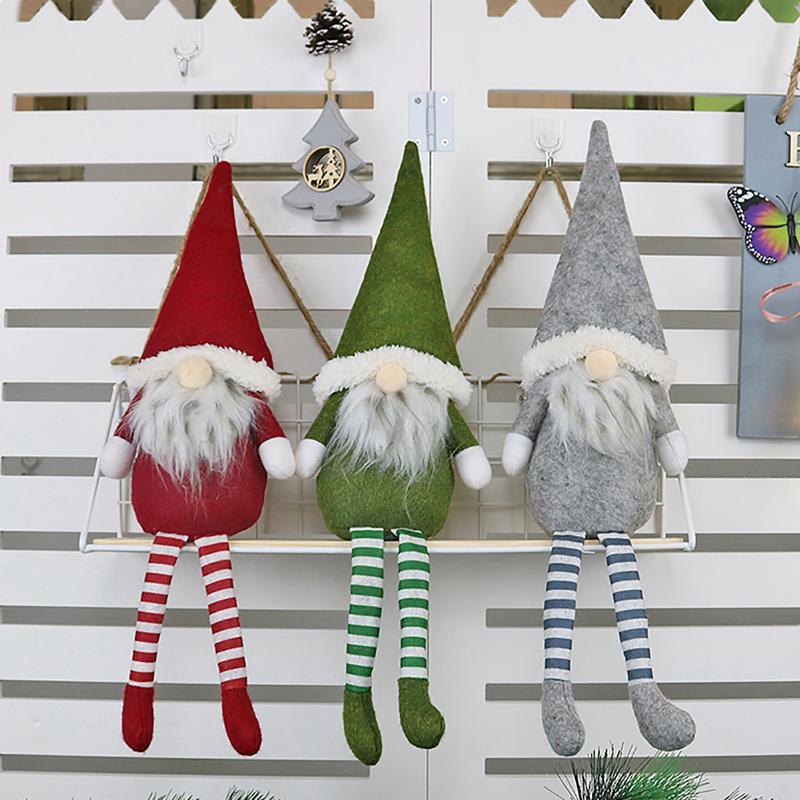 Christmas Decorations Fengrise Gnomes Elf Doll Merry Decor For Home Table 2021 Navidad Ornaments Xmas Gift Year 2022