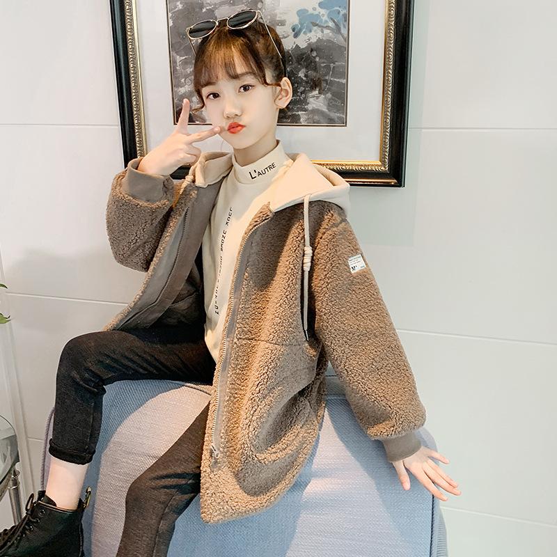 Jackets Children Winter Thick Warm Hooded Jacket Kids Casual Solid Color Heavy Coat Teenage Girls Faux Lamb Wool Outerwear 3 5 9 10 12 Y, Blue;gray
Jackets Children Winter Thick Warm Hooded Jacket Kids Casual Solid Color Heavy Coat Teenage Girls Faux Lamb Wool Outerwear 3 5 9 10 12 Y, Blue;gray
