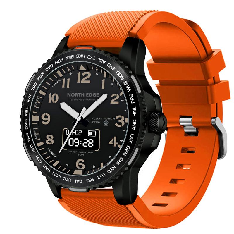 Wristwatches 2021 Men's Watch Rechargeable Bluetooth Heart Rate 50M Waterproof Design Dual Display Touch Screen, Orange
Wristwatches 2021 Men's Watch Rechargeable Bluetooth Heart Rate 50M Waterproof Design Dual Display Touch Screen, Orange