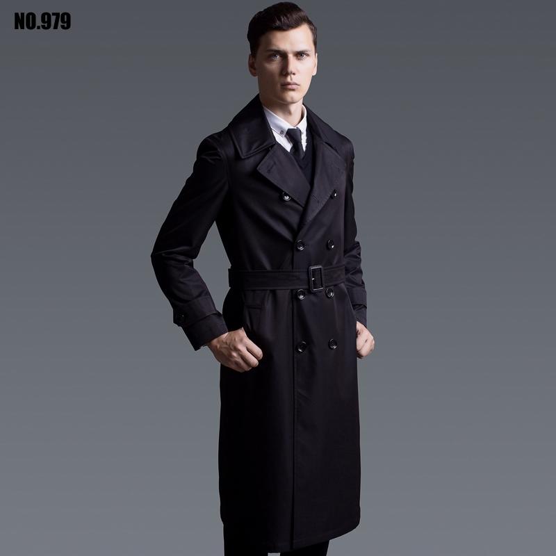 Men's Trench Coats Long Coat Men Windbreaker Plus Size S-6XL Male Khaki Man Double Breasted Overcoat Sobretudo Masculino KJ267, Black
Men's Trench Coats Long Coat Men Windbreaker Plus Size S-6XL Male Khaki Man Double Breasted Overcoat Sobretudo Masculino KJ267, Black