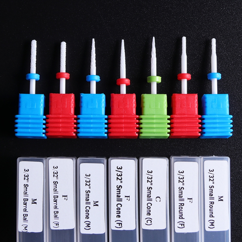 Nail Drill Bit Ceramic Polishing Head For Electric Nails File Drills Polisher Machine Accessories Supplies Remover Tools