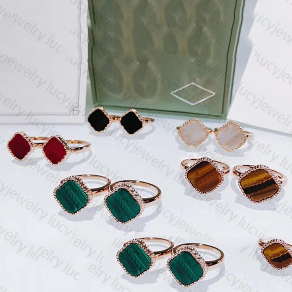 Original Designer mother of pearl shell Ring Clover motif flower Rings Lovers Wedding for Man Woman Real 925 Silver Natural Stone lucky leaf rings van Fine jewelry
Original Designer mother of pearl shell Ring Clover motif flower Rings Lovers Wedding for Man Woman Real 925 Silver Natural Stone lucky leaf rings van Fine jewelry
