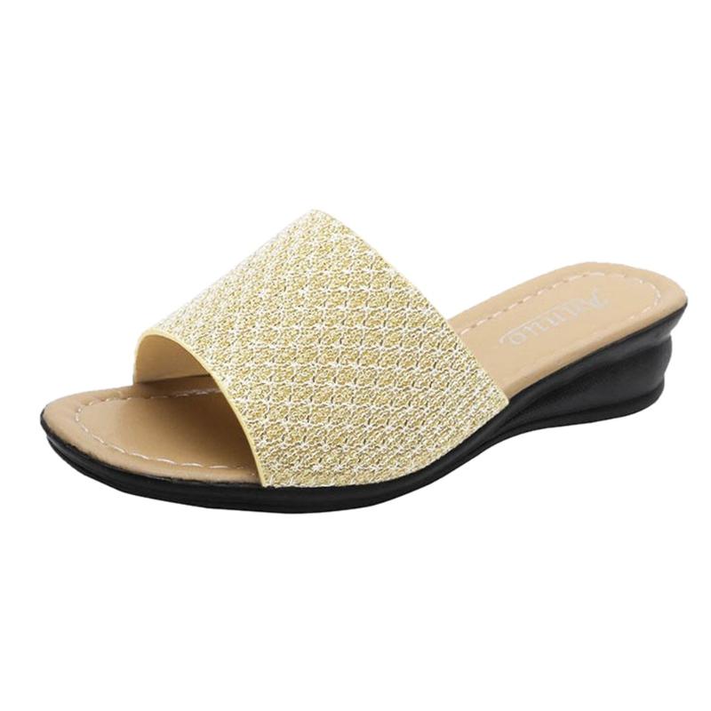 Slippers Wedge For Women Summer Slip-On Wedges Open Toe Non-Slip Breathable Beach Shoes 2021 3cm High, Gy
Slippers Wedge For Women Summer Slip-On Wedges Open Toe Non-Slip Breathable Beach Shoes 2021 3cm High, Gy