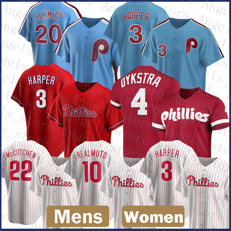 Philadelphia Mens Phillies 10 JT Realmuto Bryce Women 3 Harper Baseball Jersey 20 Mike Schmidt Custom 10 Darren Daulton 27 Aaron Nola McGraw, Blue;black
Philadelphia Mens Phillies 10 JT Realmuto Bryce Women 3 Harper Baseball Jersey 20 Mike Schmidt Custom 10 Darren Daulton 27 Aaron Nola McGraw, Blue;black