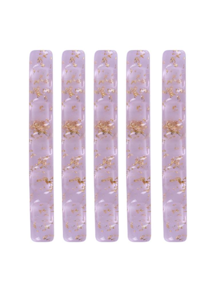 Nail Art Kits 5pcs Brushes Pen Holder Five Grid Acrylic Nails Salon Brush Rack Clear Stand Manicure Tools