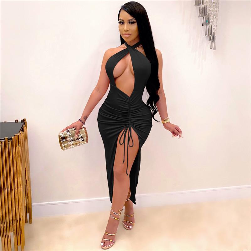 Casual Dresses 2022 Summer Black Bandage Dress Sexy Sleeveless Halter Hollow Out Maxi Club Celebrity Runway Party Vestido, Black;gray
Casual Dresses 2022 Summer Black Bandage Dress Sexy Sleeveless Halter Hollow Out Maxi Club Celebrity Runway Party Vestido, Black;gray