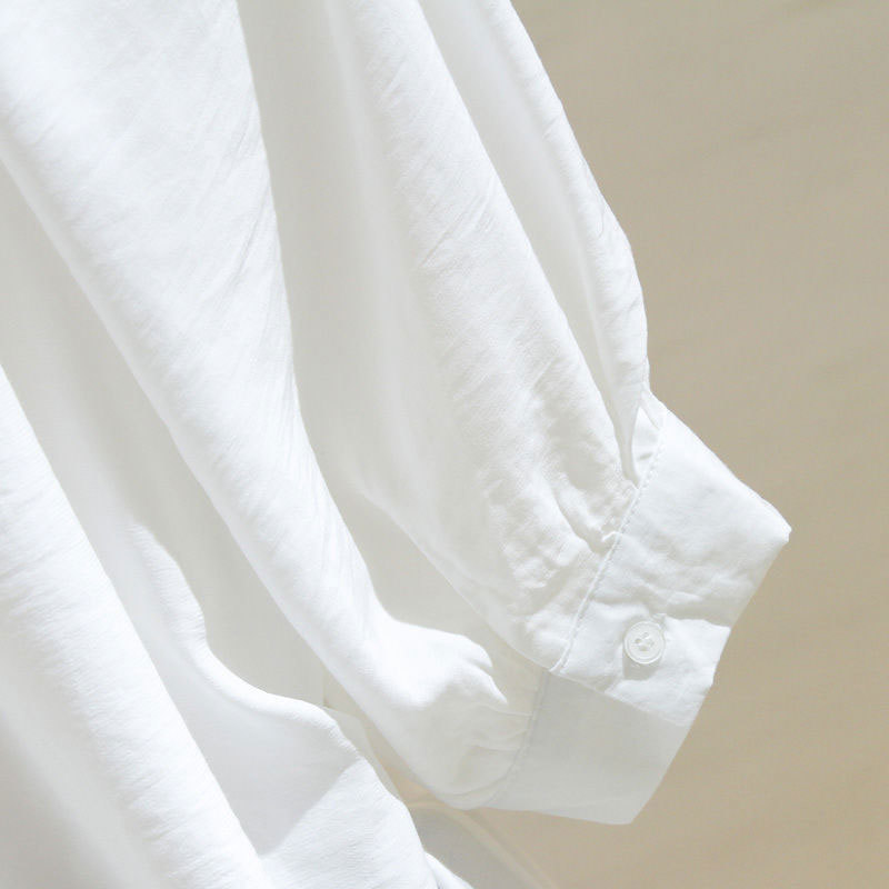 Summer Women Shirt Plus Size Loose Casual V-neck White Blouse Cotton Female Half Sleeve Solid Tops And Blouses Lady Clothes D77 210512