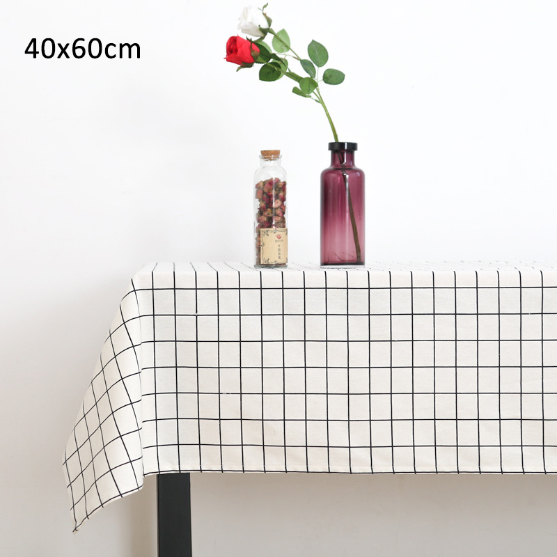 1Pcs Tableware Pad For Dining Table Multi Purpose Home Decoration 40*60cm Waterproof Cotton Nordic Style Placemat