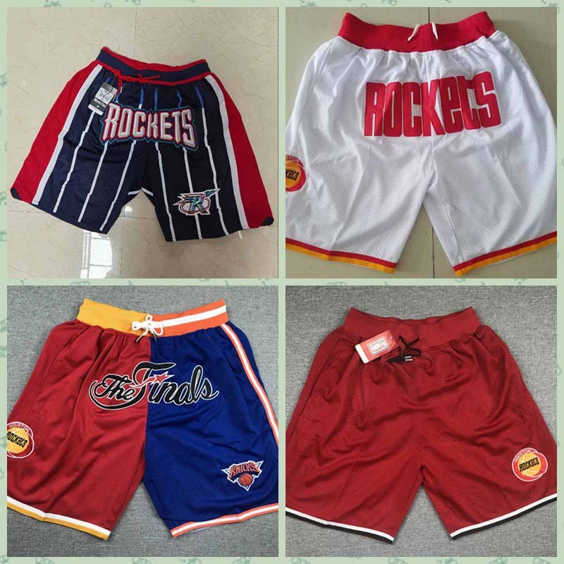 Nba's Men Houston's Rockets's just don Basketball Shorts Exquisite embroidered fabric pocket pants
Nba's Men Houston's Rockets's just don Basketball Shorts Exquisite embroidered fabric pocket pants