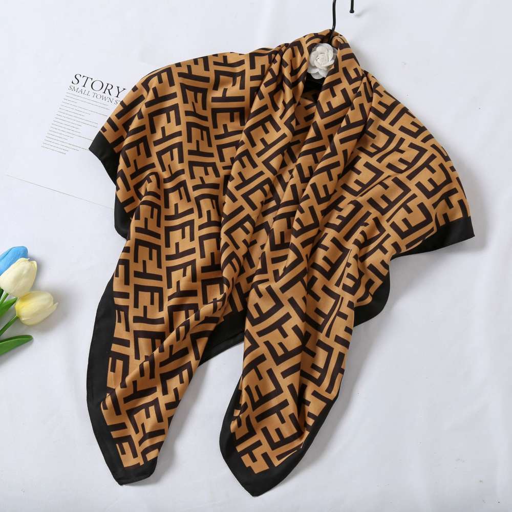 scarf Net red live female version thin print f silk 90 square spring and autumn stripe letter F shawl, Blue;gray
scarf Net red live female version thin print f silk 90 square spring and autumn stripe letter F shawl, Blue;gray
