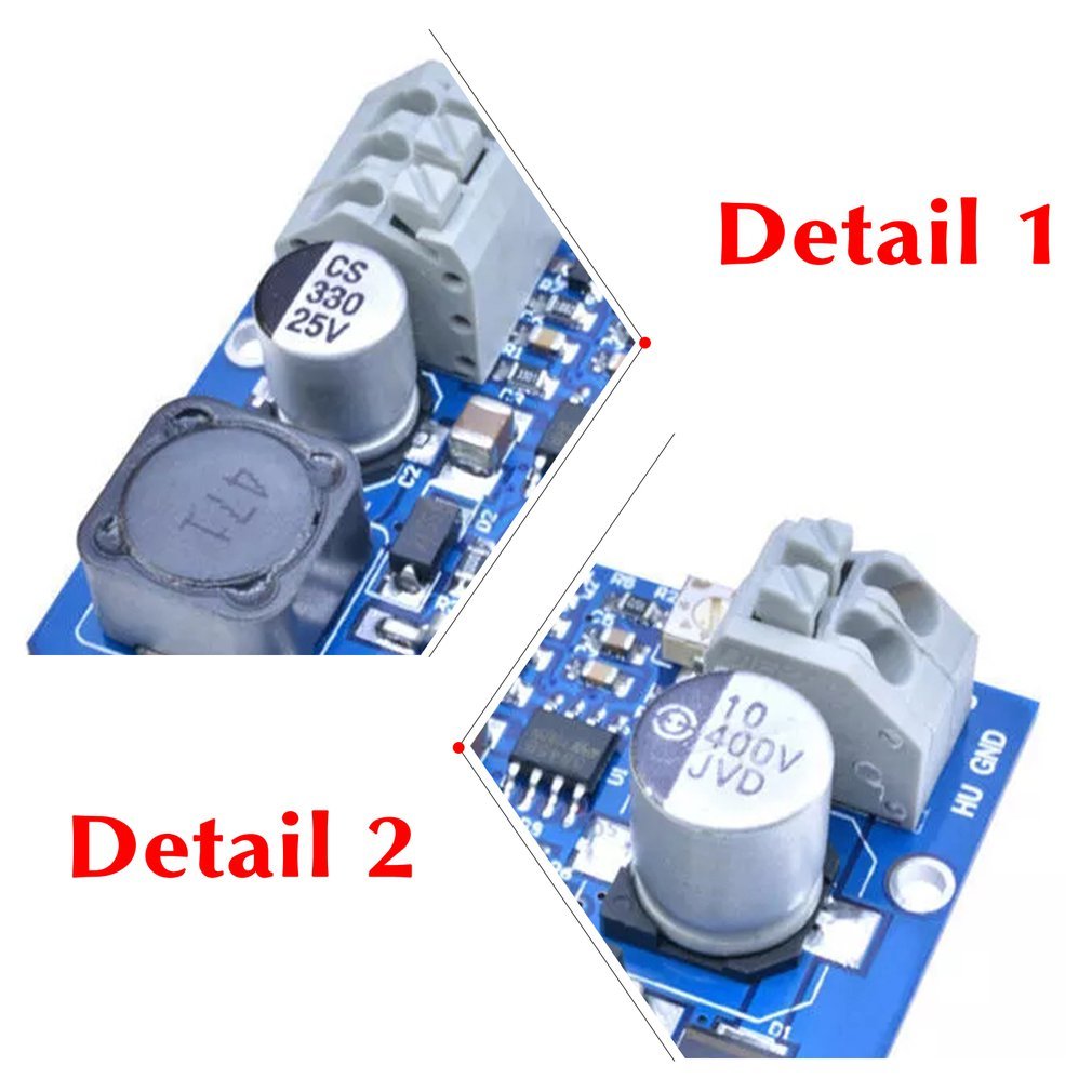 Practical high voltage power module Nch6100Hv For Nixie Tube Glow Buis Ic Eye 12V 24V To 85-235V