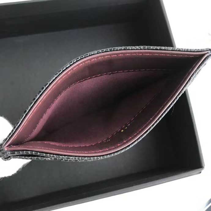 2021 Men's Women's Wallet Coin Purse Card Case Leather Casual Fashion 11-7-1, Caviar silver buckle
2021 Men's Women's Wallet Coin Purse Card Case Leather Casual Fashion 11-7-1, Caviar silver buckle