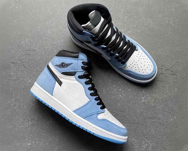 Shoes High OG 1 UNC Black White University Blue Jumpman Womens Basketball Mens Sports Sneakers, #1
Shoes High OG 1 UNC Black White University Blue Jumpman Womens Basketball Mens Sports Sneakers, #1