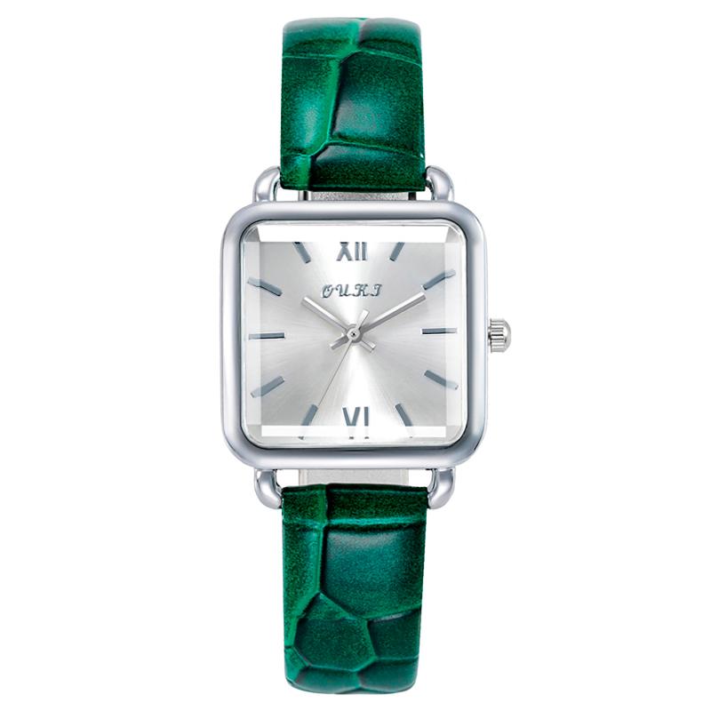 Wristwatches 2021 Women Luxury Business Vintage Square Silver Case Watch Compact Dial Style Belt Ladies Relógio Feminino, Brown
Wristwatches 2021 Women Luxury Business Vintage Square Silver Case Watch Compact Dial Style Belt Ladies Relógio Feminino, Brown
