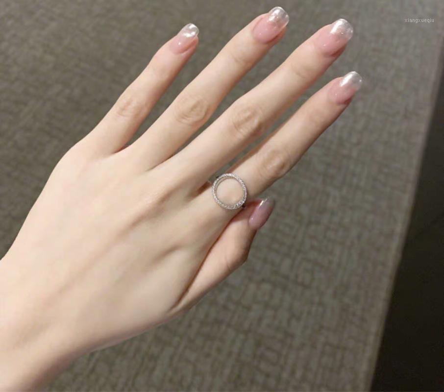 Cluster Rings Fashion Hollow Out Hoop Sparkling SONA Diamond Ring Finger Jewelry Real Solid 100% 925 Sterling Silver Midi For Women, Golden;silver
Cluster Rings Fashion Hollow Out Hoop Sparkling SONA Diamond Ring Finger Jewelry Real Solid 100% 925 Sterling Silver Midi For Women, Golden;silver