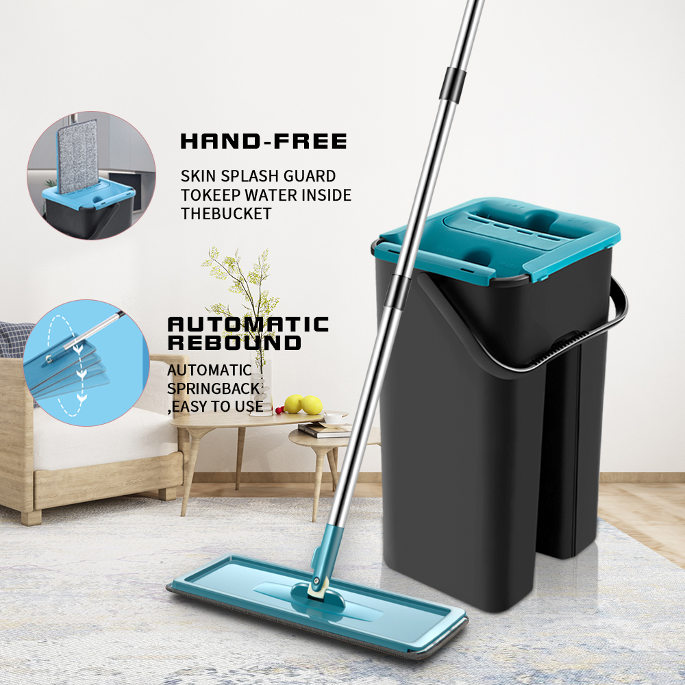 Fat Squeeze Mop With Bucket 360 Rotating Hand Free Washing Foor Ceaning Mop Microfiber Pads Wet Dry Usage Home Kitchen Toos
Fat Squeeze Mop With Bucket 360 Rotating Hand Free Washing Foor Ceaning Mop Microfiber Pads Wet Dry Usage Home Kitchen Toos