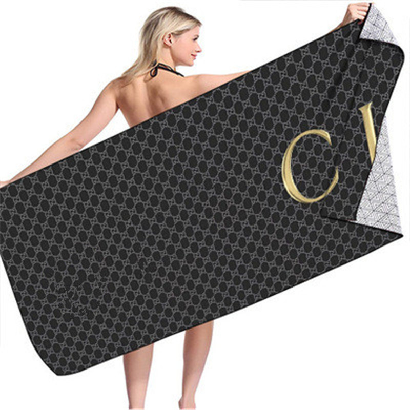 

letter casual ins style beach towel fashion summer bath towels high quality classic home gift, See details below