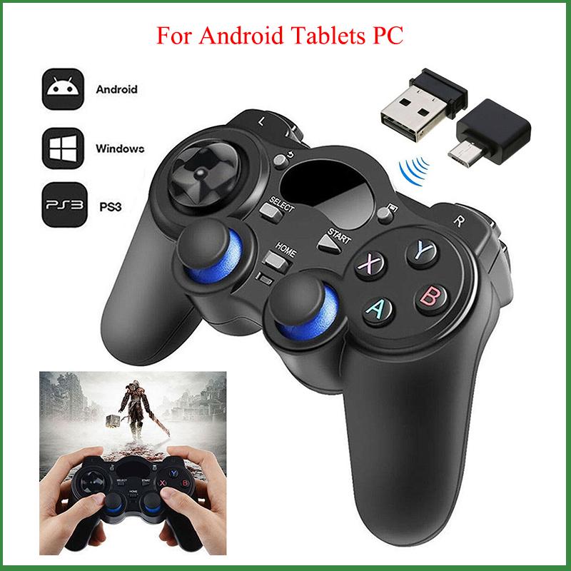 Game Controllers & Joysticks Universal 2.4G Wireless Joystick Gamepad Controller For Android Tablets PC Anti-sweat Non-slip Gamepads Battery
Game Controllers & Joysticks Universal 2.4G Wireless Joystick Gamepad Controller For Android Tablets PC Anti-sweat Non-slip Gamepads Battery