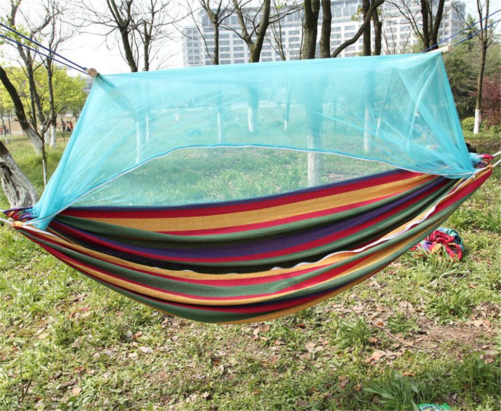 Camp Furniture High Quality Rainbow Stripe Canvas A Hammock With Mosquito Net Size 200*150cm Suitalbel For 1-2 People Tie Rope
Camp Furniture High Quality Rainbow Stripe Canvas A Hammock With Mosquito Net Size 200*150cm Suitalbel For 1-2 People Tie Rope