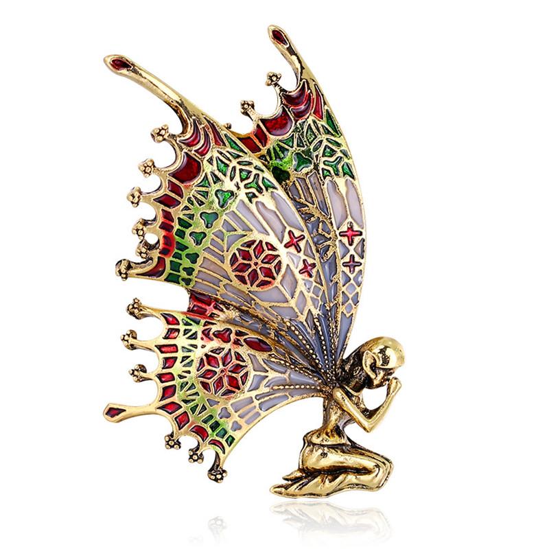 Pins, Brooches Vintage Butterfly Angel Brooch Pin For Women Colorful Enamel Golden Animal Jewelry Retro Accessories
Pins, Brooches Vintage Butterfly Angel Brooch Pin For Women Colorful Enamel Golden Animal Jewelry Retro Accessories