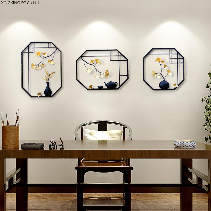 Chinese Wall Hanging Decoration Accessories Retro Wrought Iron Ginkgo Leaf Teapot Vase Background Pendant Decorative Objects & Figurines
Chinese Wall Hanging Decoration Accessories Retro Wrought Iron Ginkgo Leaf Teapot Vase Background Pendant Decorative Objects & Figurines