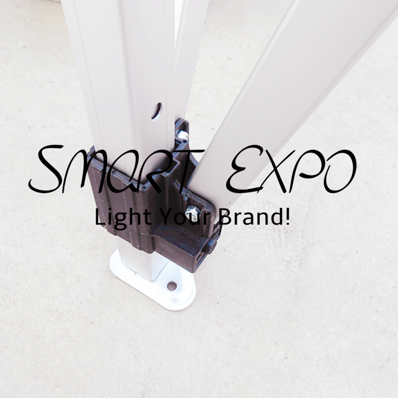 10*10ft Outdoor Gazebo Tent Advertising Display Folding Canopy for Vendors with Aluminum Frame 600D Top Printing Wheeled Bag