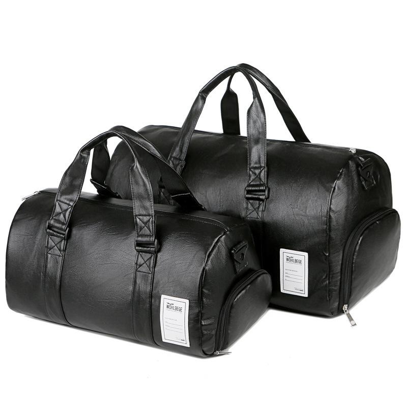 Outdoor Bags Waterproof PU Leather Travel Men's Fitness Clothes Storage Handbag Male Sports Yoga Gym Women Shoe Luggage Duffle, Black
Outdoor Bags Waterproof PU Leather Travel Men's Fitness Clothes Storage Handbag Male Sports Yoga Gym Women Shoe Luggage Duffle, Black