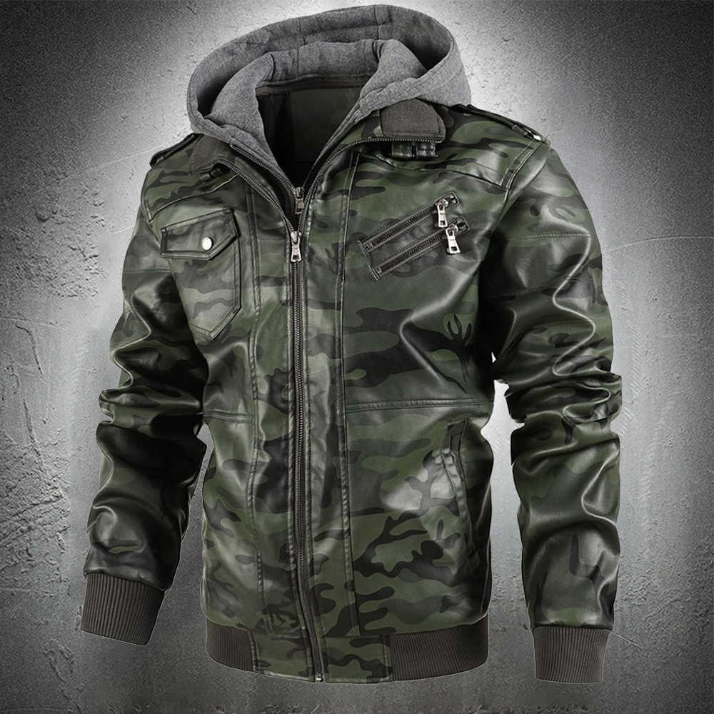 Men Hooded Jacket Pu Leather Jacket Camouflage Streetwear Biker Jacket Motorcycle Men Fashion Clothing Hooded Casual Coat Men 211018, Darkblue
Men Hooded Jacket Pu Leather Jacket Camouflage Streetwear Biker Jacket Motorcycle Men Fashion Clothing Hooded Casual Coat Men 211018, Darkblue