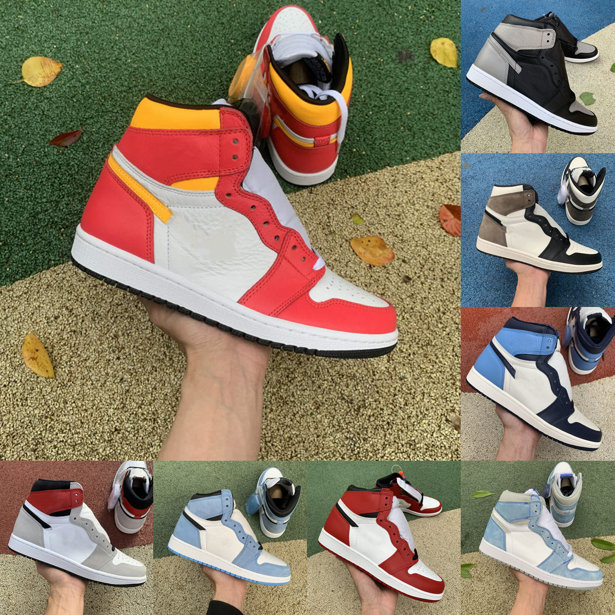 1 1s men basketball shoes high dark mocha shadow obsidian UNC patent university blue light smoke grey chicago twist royal Light Fusion Red sports sneakers, 17
1 1s men basketball shoes high dark mocha shadow obsidian UNC patent university blue light smoke grey chicago twist royal Light Fusion Red sports sneakers, 17