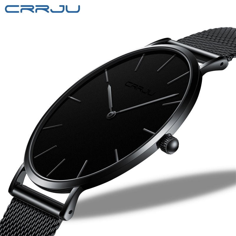 CRRJU Men's Watches Luxury Mesh Steel Watch for Men Waterproof Quartz Sport Watch Fashion Casual Male Clock Relojes 210517, Women sw
CRRJU Men's Watches Luxury Mesh Steel Watch for Men Waterproof Quartz Sport Watch Fashion Casual Male Clock Relojes 210517, Women sw