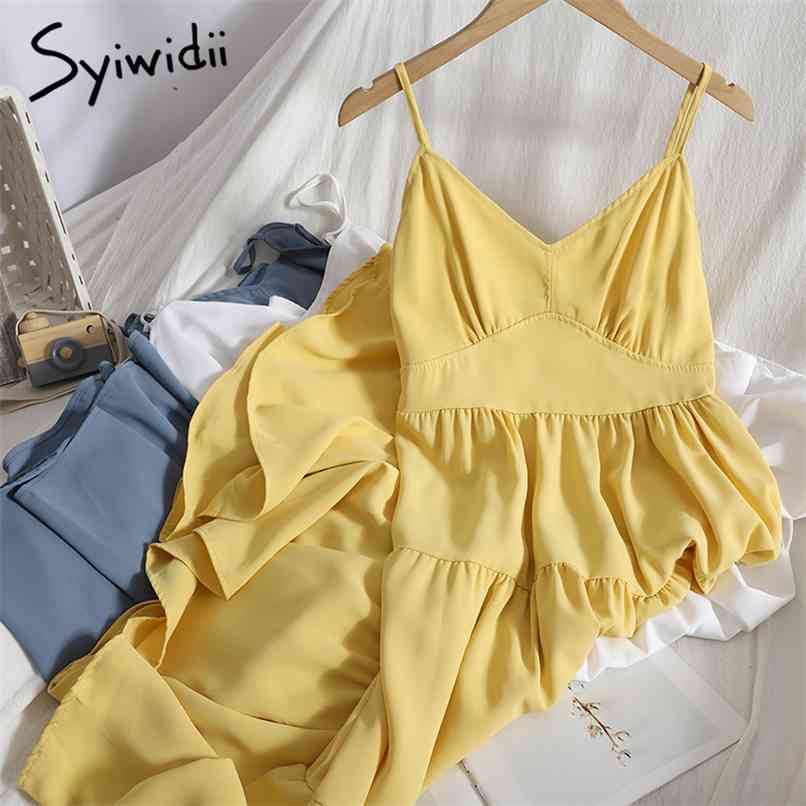 Backless Long Prom Dress Women Summer Flare Spaghetti Strap White Black Yellow Party Beach Midi Blouse Dresses 210607, Blue
Backless Long Prom Dress Women Summer Flare Spaghetti Strap White Black Yellow Party Beach Midi Blouse Dresses 210607, Blue