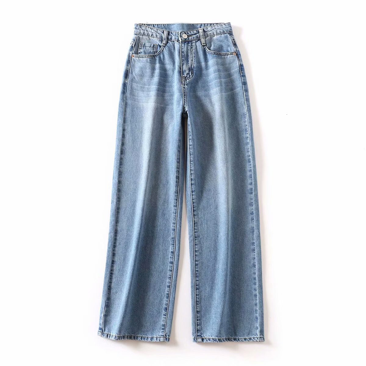 jeans f0943-wind women's clothing summer 2021 high waist thin denim floor sweeping wide leg pants for women, Blue
jeans f0943-wind women's clothing summer 2021 high waist thin denim floor sweeping wide leg pants for women, Blue
