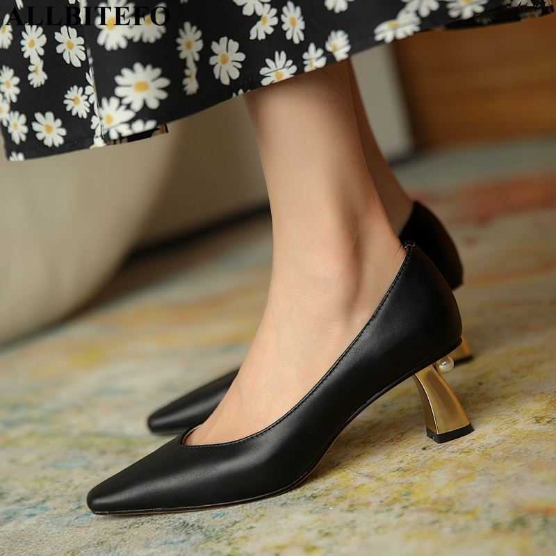 ALLBITEFO gold heel genuine leather sexy high heels wedding women shoes high quality women high heel shoes autumn women heels 210611, As picture
ALLBITEFO gold heel genuine leather sexy high heels wedding women shoes high quality women high heel shoes autumn women heels 210611, As picture