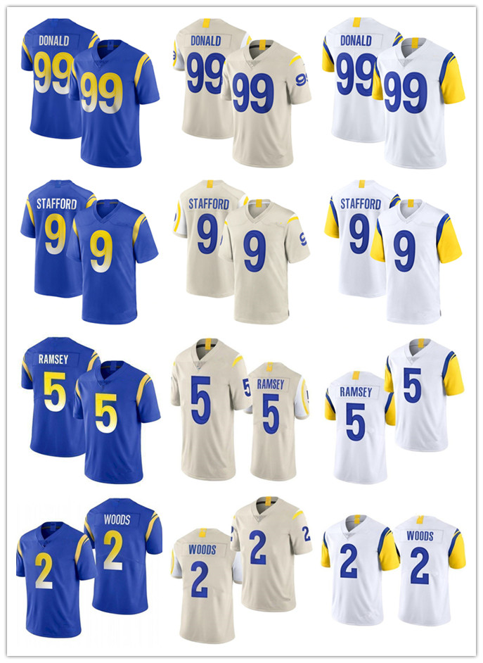 Men women youth jersey 99 Aaron Donald 2 Robert Woods 9 Matthew Stafford 5 Jalen Ramsey 10 Cooper Kupp Football Jerseys Royal, Color
Men women youth jersey 99 Aaron Donald 2 Robert Woods 9 Matthew Stafford 5 Jalen Ramsey 10 Cooper Kupp Football Jerseys Royal, Color