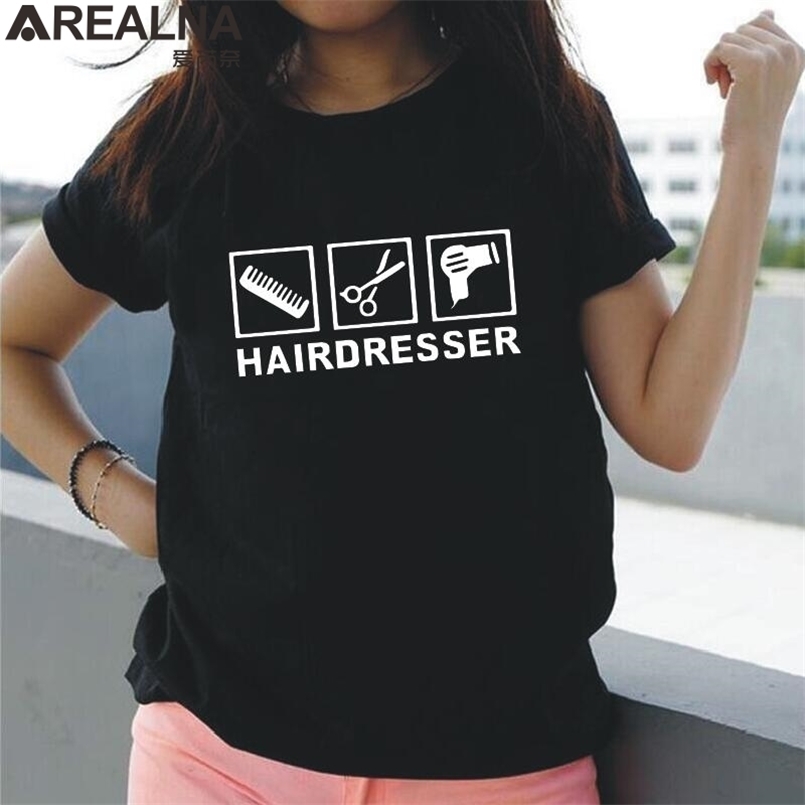 100% Cotton Women Tshirt Short Sleeve Hipster Hairdresser T shirt Tops Fashion Scissors Tee Shirt Femme Camisas Mujer 3XL 210708, White
100% Cotton Women Tshirt Short Sleeve Hipster Hairdresser T shirt Tops Fashion Scissors Tee Shirt Femme Camisas Mujer 3XL 210708, White